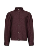 Jacket | Wool Blend | Kyoko | Aubergine Wool - shop_name