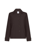 Jacket | Bonded Travel | Misato | Dark Brown - shop_name