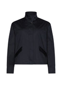 Jacket | Cotton Stretch | Miori | Black Blue