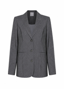 Blazer | Regular Travel Print | Goshiko Dessin | Dark Antra Stripe