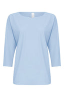 T-Shirt | Light-Travelqualität | Nariko | Cashmere Blue