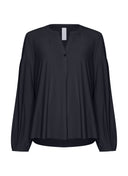 Blouse | Light Travel | Byaku | Black-Blue