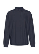 Blouse | Light Travel | Iwai | Black-Blue