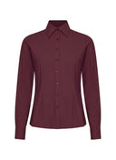 Bluse | Regular-Travelqualität | Ayaka Closed | Merlot