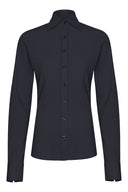 Blouse | Regular Travel | Ayaka Closed | Black-Blue