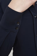 Blouse | Regular Travel | Ayaka Closed | Black-Blue