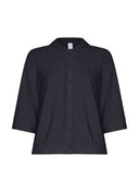 Blouse | Regular Travel | Osame | Black - Blue - shop_name