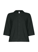 Bluse | Regular-Travelqualität | Osame | Deep Black
