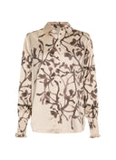 Blouse | Satin Viscose Dessin | Sanuky | Blossom Branch