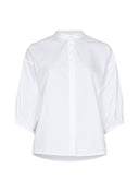 Blouse | Cotton Stretch | Bise | White