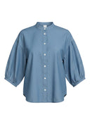 Blouse | Cotton | Bise | chambray