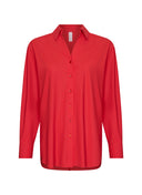 Blouse | Recycled Regular Travel | Mikuya | Spicy Red
