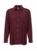 Blouse | Recycled Regular Travel | Rikuna | Merlot