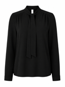 Bluse | Recycled Regular-Travelqualität | Uino | Deep Black