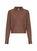 Blouse | Recycled Regular Travel | Yukako | Cacao