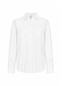 Blouse | Poplin Stretch | Noutria | White
