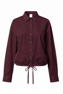 Bluse | Cotton Stretch | Agano | Merlot
