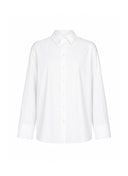 Bluse | Poplin-Stretch | Mieka | White