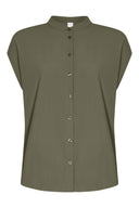 Blouse | Light Travel | Tokiko | Dusky Green