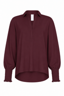Blouse | Regular Travel | Yohei | Merlot