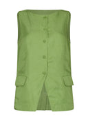 Tops | Linen Lyocell | Aoka | green