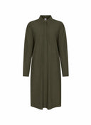 Kleid | Recycled Regular-Travelqualität | Riku | Olive Night