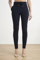 Broek | Regular Travel | Yogi | Black-Blue