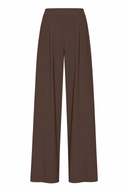 Pantalon | Recycled Comfort Travel | Kona Long | Brown