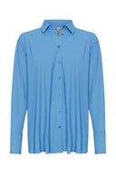 Blouse | Light Travel | Milly | Alaskan Blue