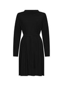 Dress | Regular Travel | Lusea | Deep Black - shop_name