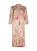 Dress | Satin Viscose Dessin | Sawaby Dessin | pinstripe petal - shop_name