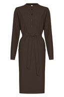 Dress | Bonded Travel | Maky | Chocolate - shop_name