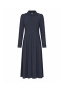 Kleid | Comfort-Travelqualität | Lujika | Black-Blue