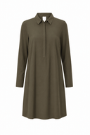 Dress | Recycled Regular Travel | Riku | Olive Night