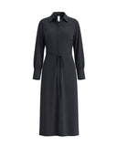 Kleid | Recycled Regular-Travelqualität | Sika | Black-Blue