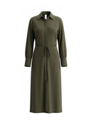 Kleid | Recycled Regular-Travelqualität | Sika | Olive Night