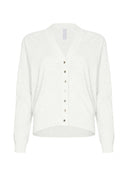 Strick | Leinen-Baumwolle Rec. Pol. | Ynao | white linen