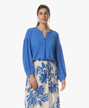 Bluse | Light-Travelqualität | Byaku | Hawaiian Ocean
