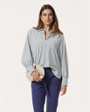 Blouse | Recycled Regular Travel | Sotoky | Mid Grey