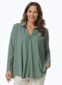 Blouse | Soft Travel | Milly Soft | Sage Green - shop_name