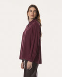 Bluse | Light-Travelqualität | Iwai | Merlot