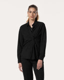 Blouse | Recycled Regular Travel | Rikuna | Deep Black