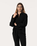 Blouse | Recycled Regular Travel | Sotoky | Deep Black