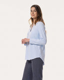 Bluse | Soft-Travelqualität | Meky Soft | Cashmere Blue