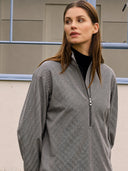 Blouse | Pique Travel | Shiba | black check