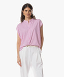 Bluse | Light-Travelqualität mit Dessin | Tokiko Dessin | Pink Lady Stripe