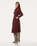 Jurk | Comfort Travel | Lujika | Merlot