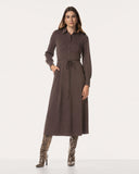 Kleid | Recycled Regular-Travelqualität | Sika | Cacao