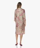 Dress | Satin Viscose Dessin | Sawaby Dessin | pinstripe petal - shop_name