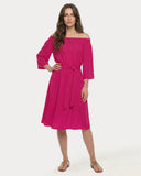 Dress | Light Travel | Chica | Fuxsia